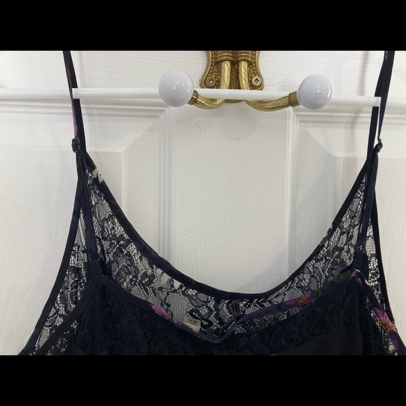 Dex Medium Pleated Lace Floral Adjustable Strap Dress - Picture 9 of 11